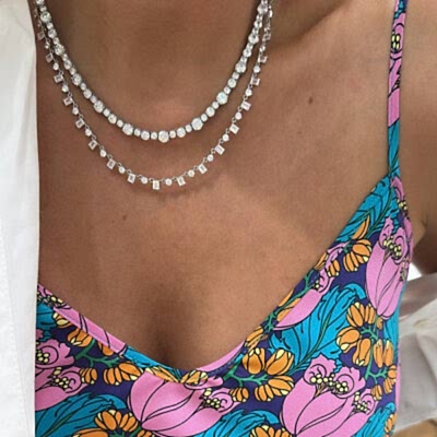 Amalfi Sıralı Baget Kolye - by Eda Çetin