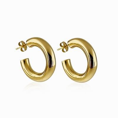 Basic Halka Küpe - by Eda Çetin