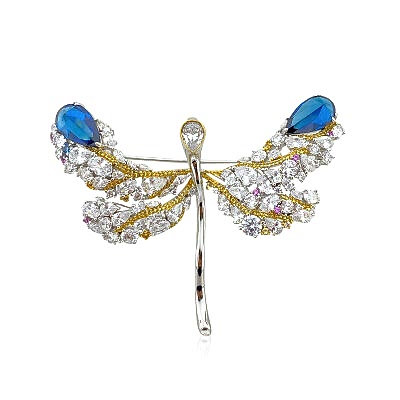 Blue Yusufcuk Broş - by Eda Çetin