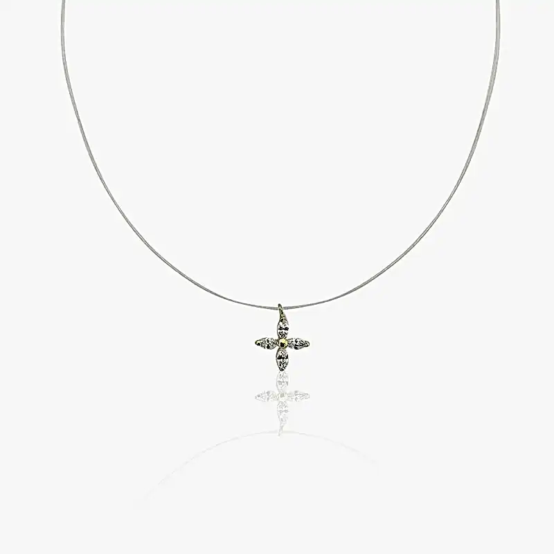 14 K Altın Markiz Hayalet Kolye - 1