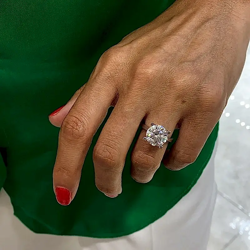 5 Karat Tektaş Yüzük - 3