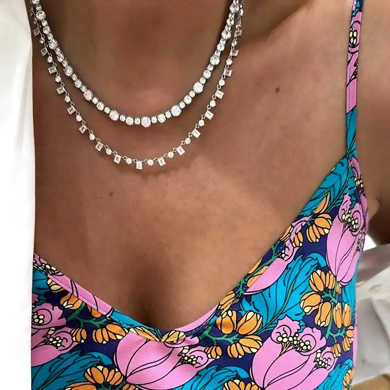 Amalfi Sıralı Baget Kolye - 3