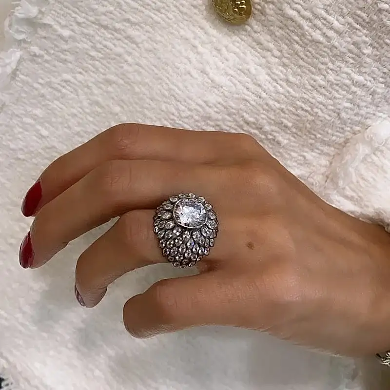 Buğu Elmas Montür Koleksiyon Yüzük - 3