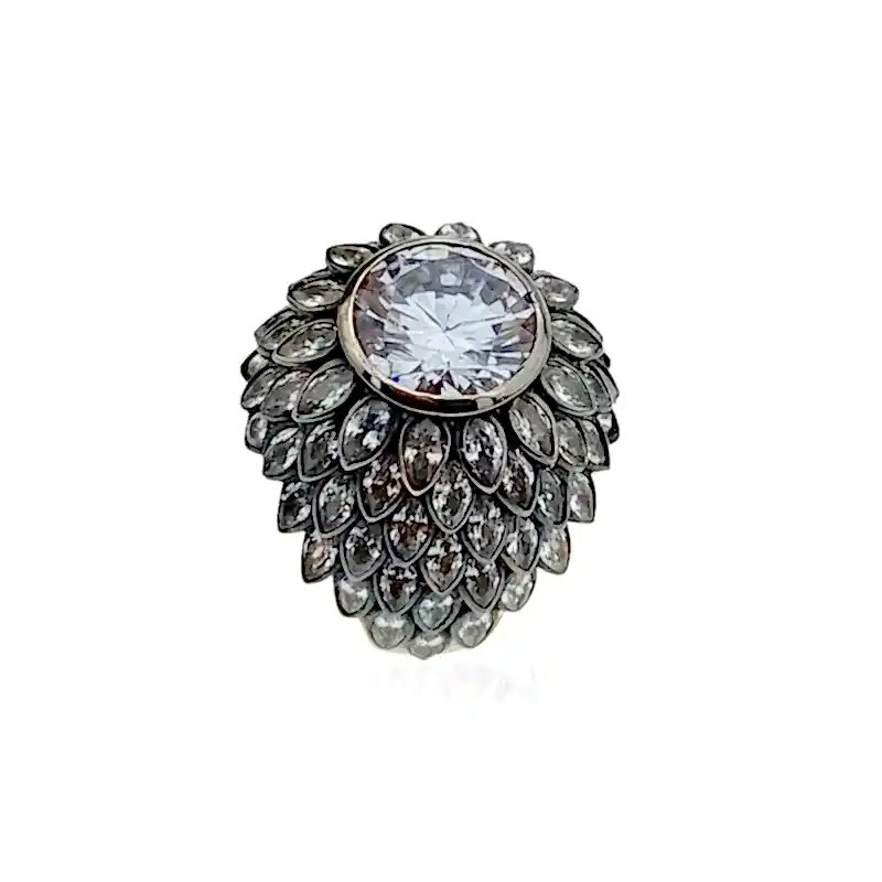 Buğu Elmas Montür Koleksiyon Yüzük - 1