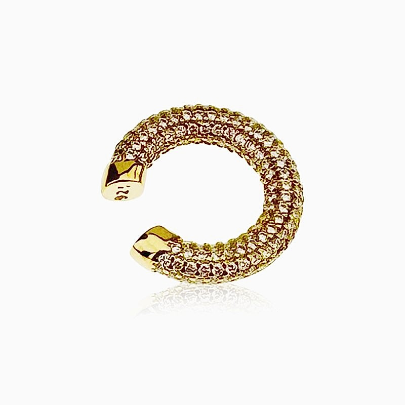 Taşlı Kıkırdak Küpe - by Eda Çetin