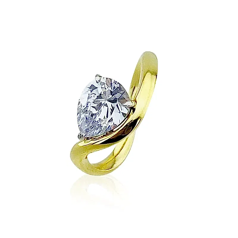 Damla Kesim Dalgalı Yüzük - 3