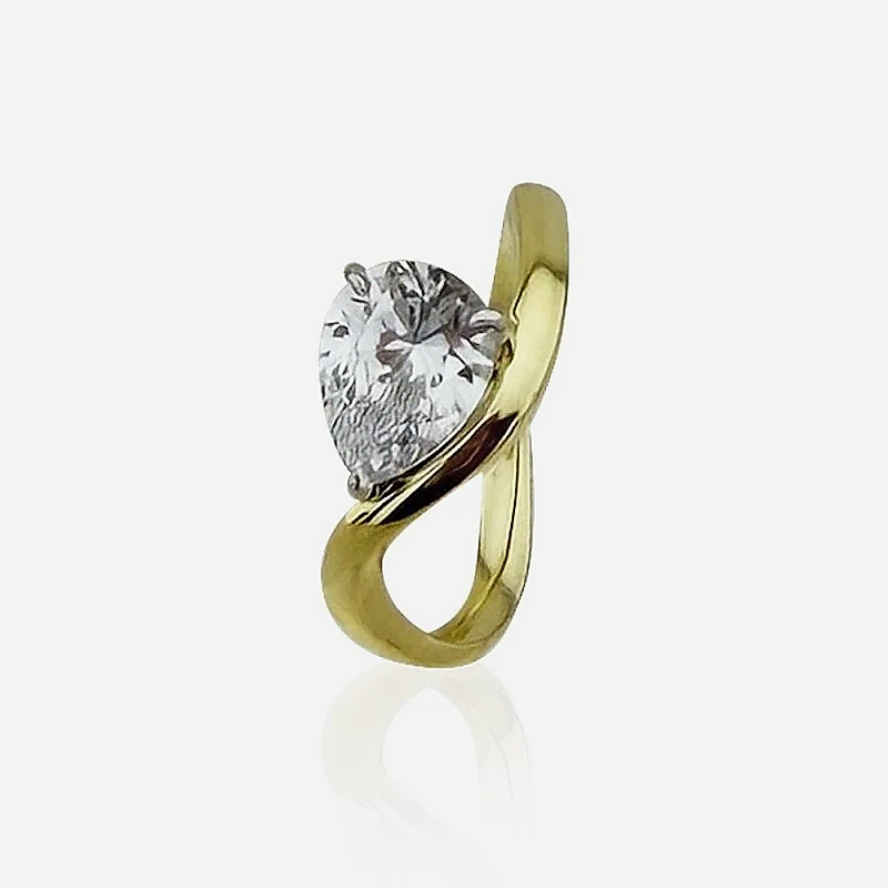 Damla Kesim Dalgalı Yüzük - 4