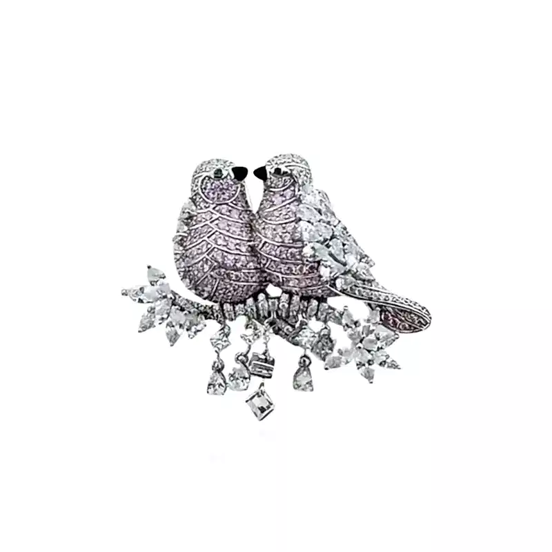 Espin Kuş Broş - 2