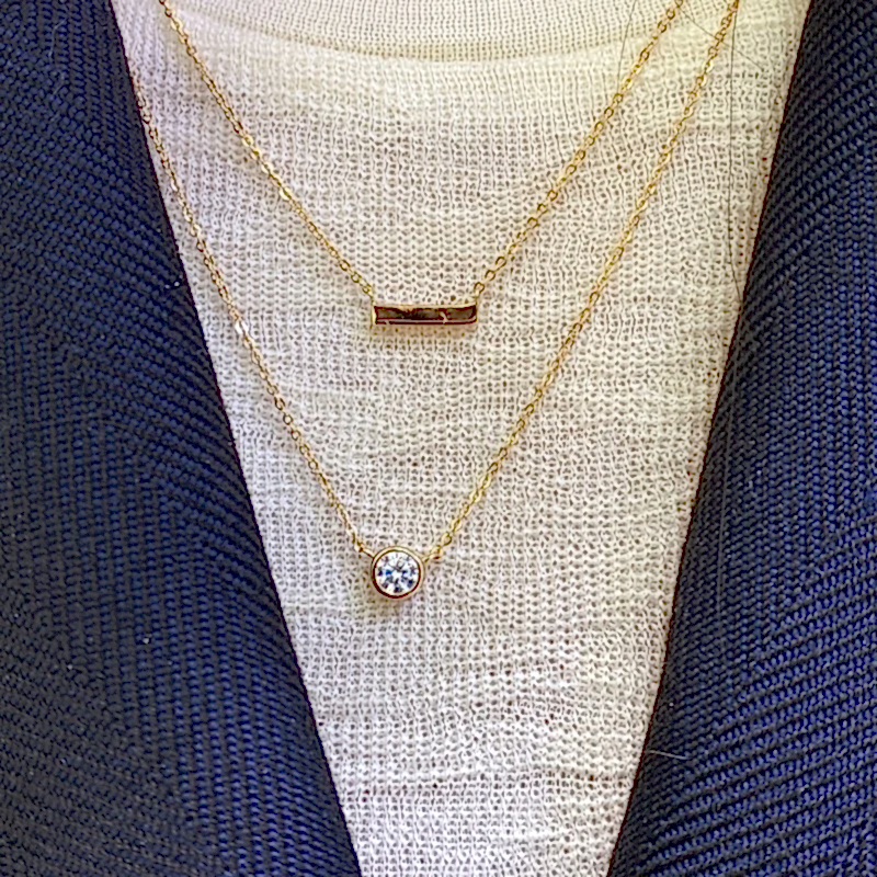 Espino Kendinden İkili Kolye - 3