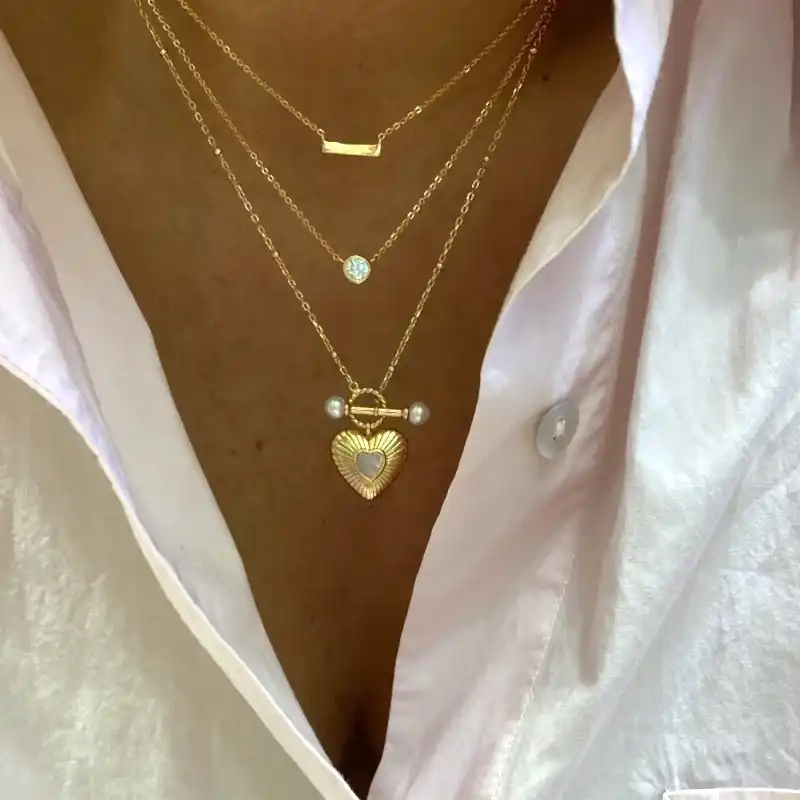 Espino Kendinden İkili Kolye - 2