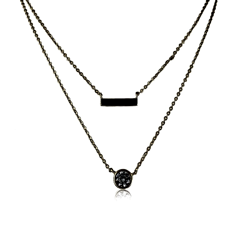 Espino Kendinden İkili Kolye - by Eda Çetin