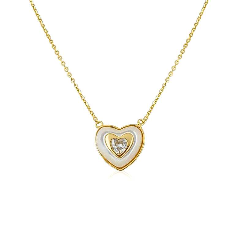 Espino Sedef Kalpli Kolye - by Eda Çetin