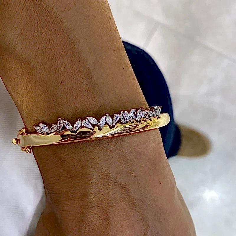 Fey Taşlı Plakalı Bileklik - 2