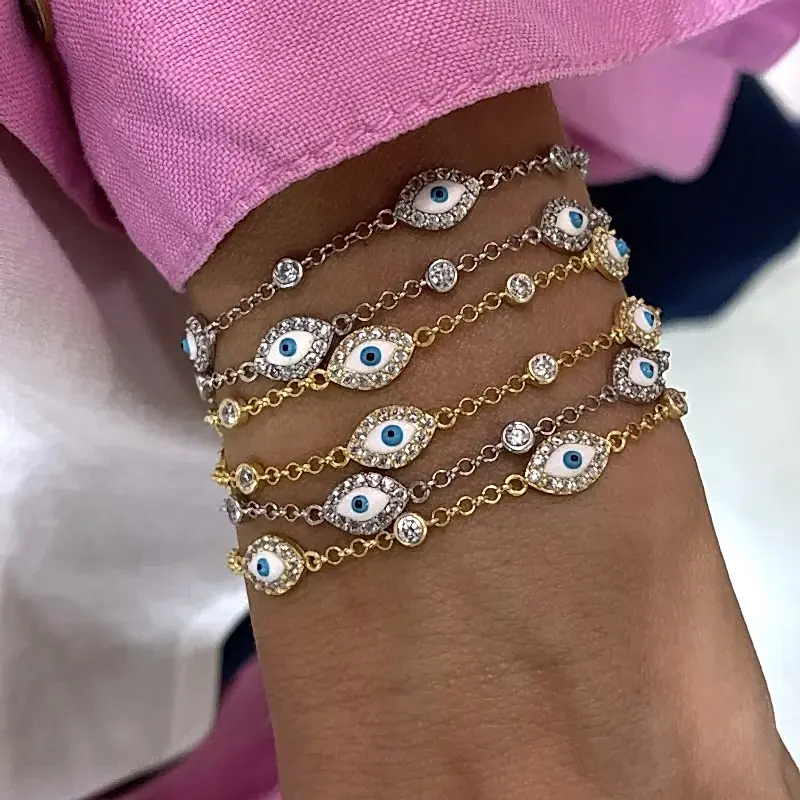 Freya Göz Taşlı Bileklik - 2