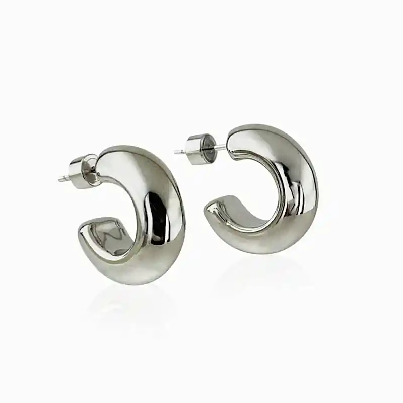 Freya Halka Küpe - 2 cm Çap - 3