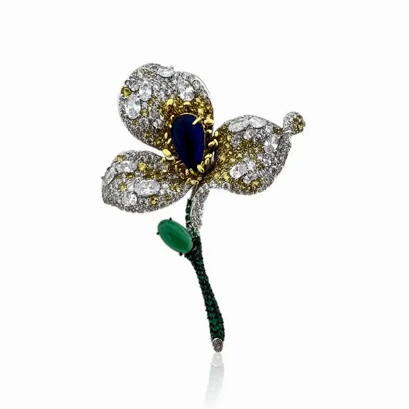 Glory Morning Mix İtalyan Broş - 2