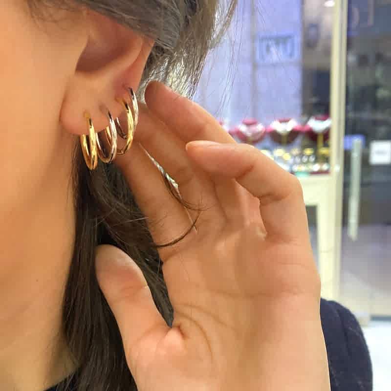 Grazia Basic Halka Küpe - by Eda Çetin