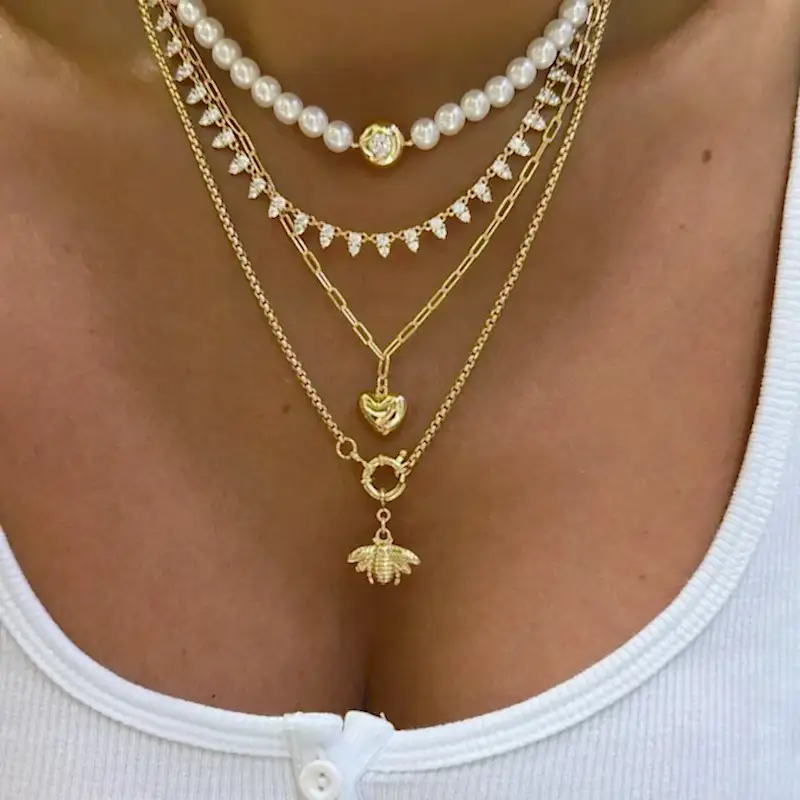 İtalyan Kilitli Zincir - 50 cm - 2