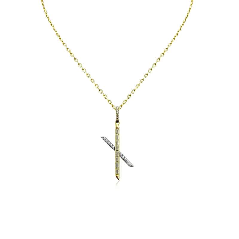 İtalyan X Kolye - by Eda Çetin