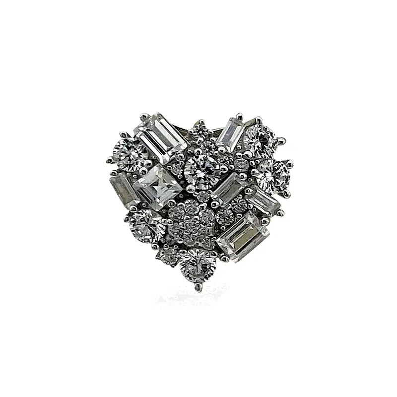 Kırık Baget Kalp Kolye Ucu - 1