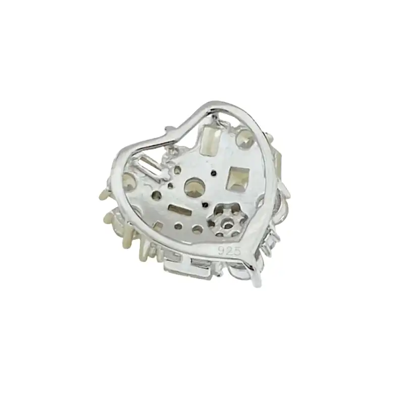 Kırık Baget Kalp Kolye Ucu - 4