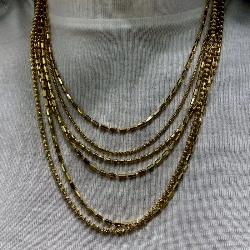 Luna Top Zincir - 55 cm - 3