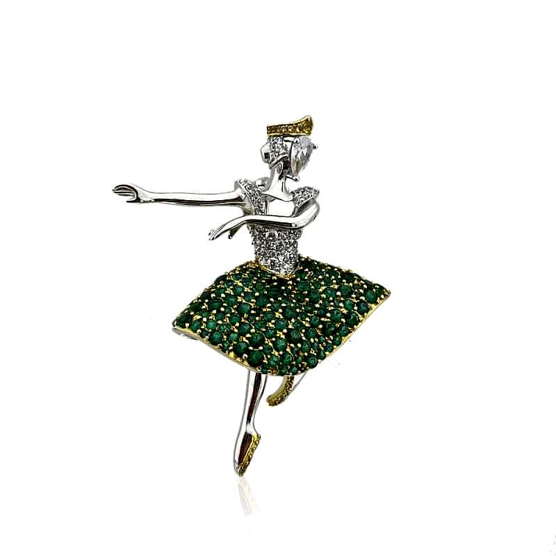 Luna Verde Broş - by Eda Çetin