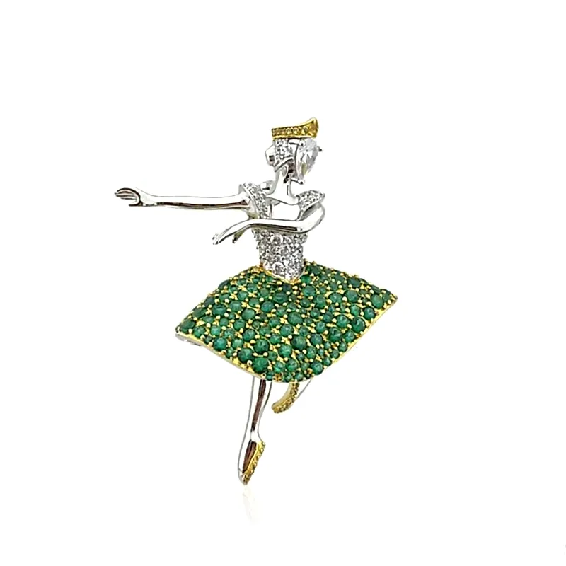 Luna Verde Broş - 1