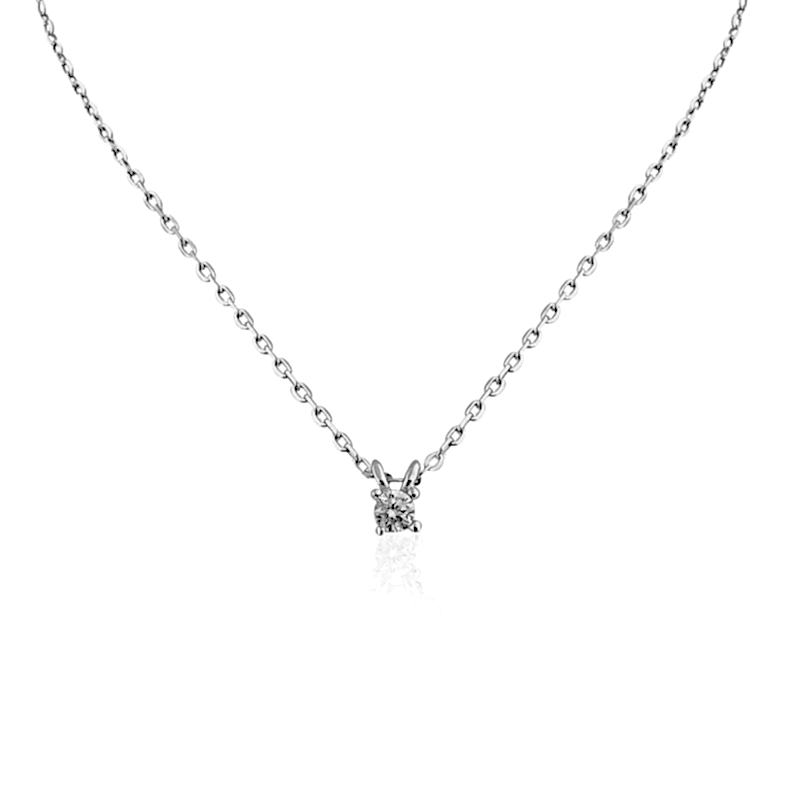 Mini Tek Taş Kolye - by Eda Çetin