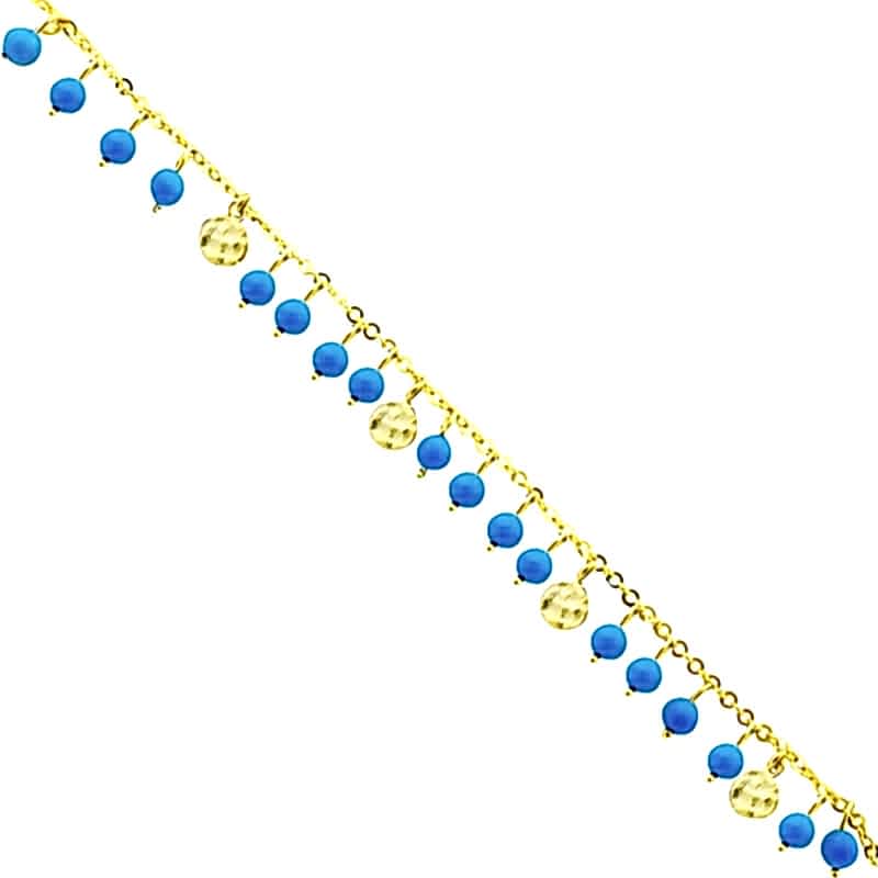 Nadia Turkuaz Pullu Halhal - by Eda Çetin