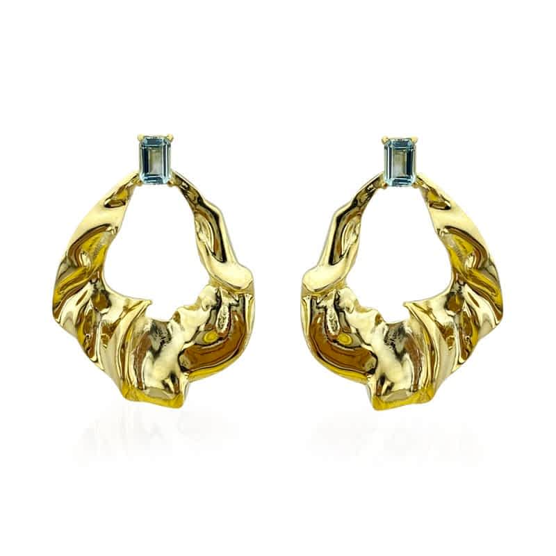 Nil Yeşili Mili Koleksiyon Küpe - by Eda Çetin