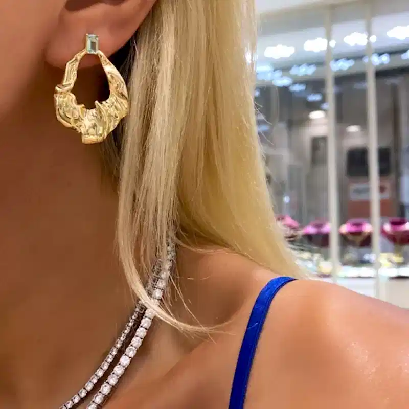 Nil Yeşili Mili Koleksiyon Küpe - 3