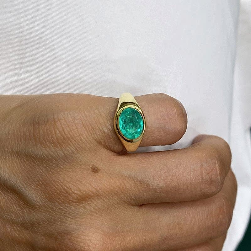 Paraiba Serçe Parmak Yüzük - by Eda Çetin