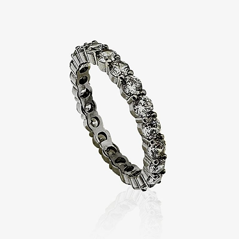 Pırlanta Montür Tamtur Yüzük - 4 mm - by Eda Çetin