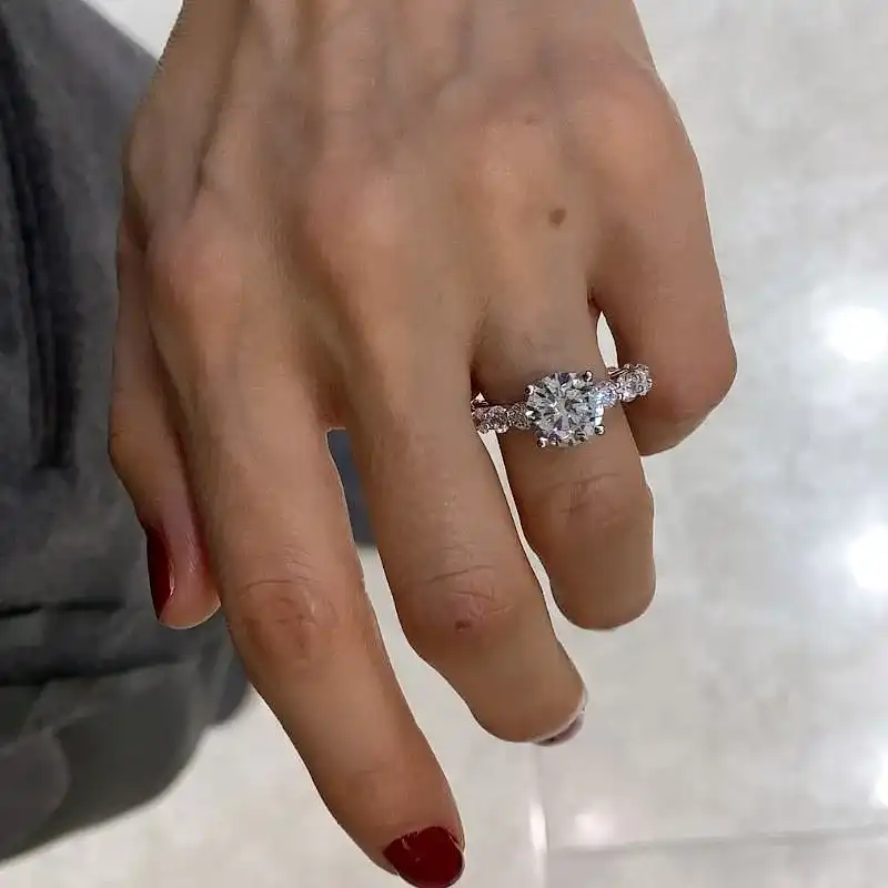 Queen Tek Taşlı Tamtur Yüzük - 1