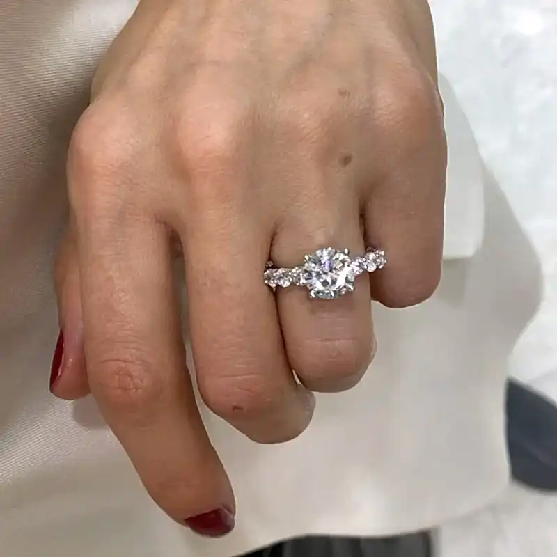 Queen Tek Taşlı Tamtur Yüzük - 2