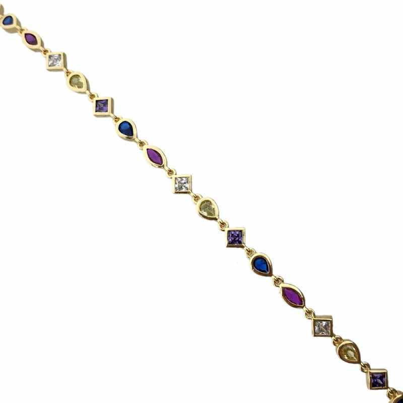 Renkli Asimetrik Bileklik - by Eda Çetin