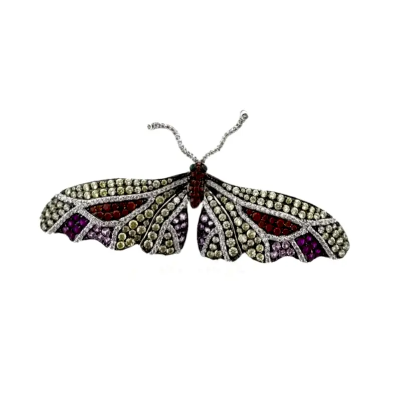 Renkli Butterfly Broş - 1
