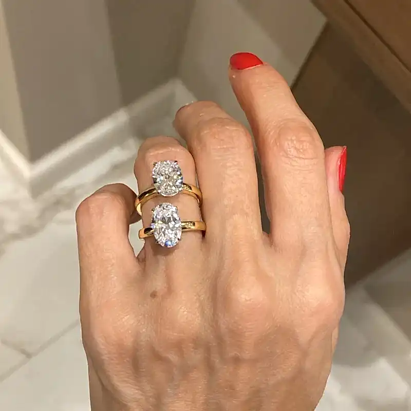 Royal Cut Oval Kesim Yüzük - 2