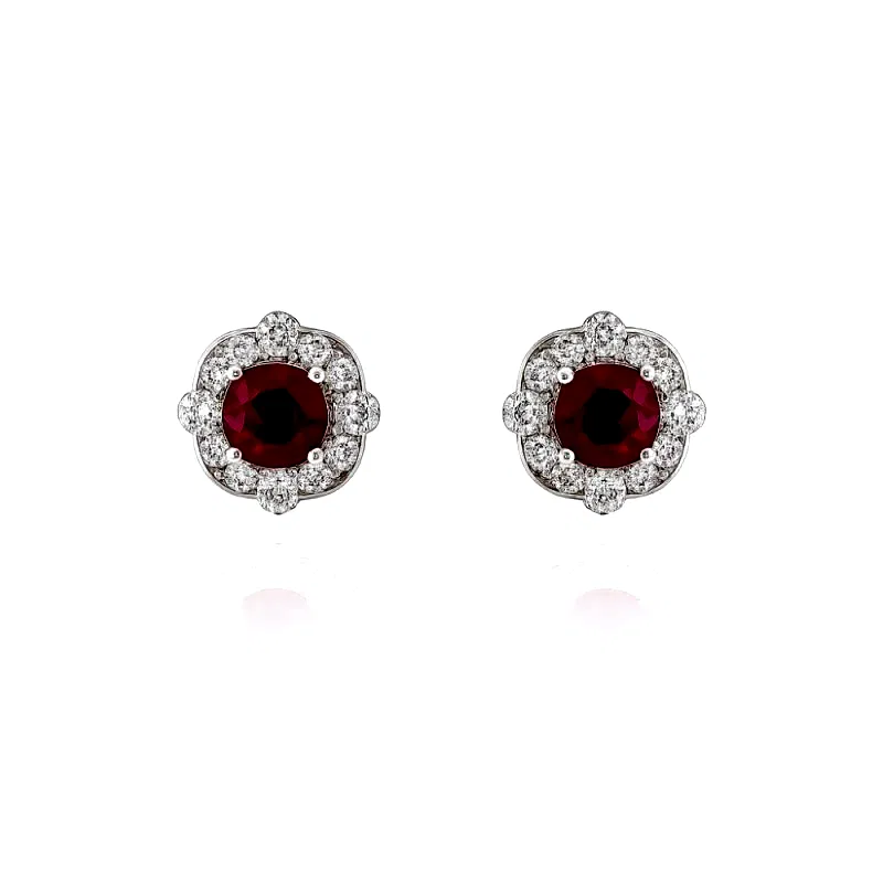 Royal Ruby Küpe - 1