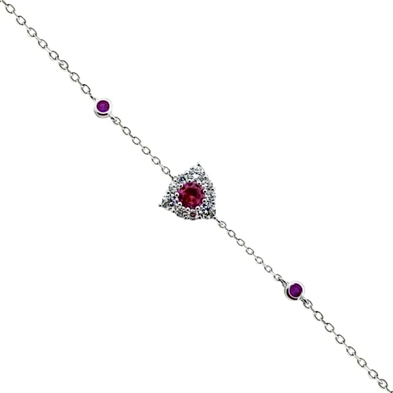 Ruby Nata İtalyan Bileklik - 1