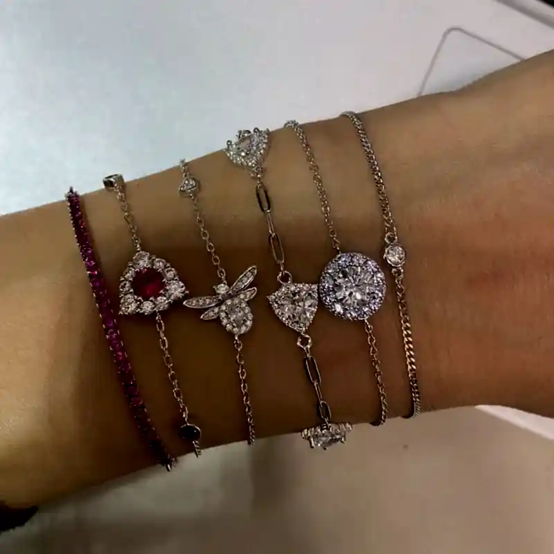 Ruby Nata İtalyan Bileklik - 3