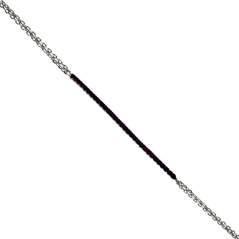 Ruby Şerit İtalyan Bileklik - 1