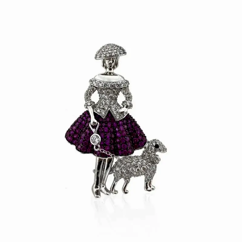 Violet La Parisienne Broş - 1