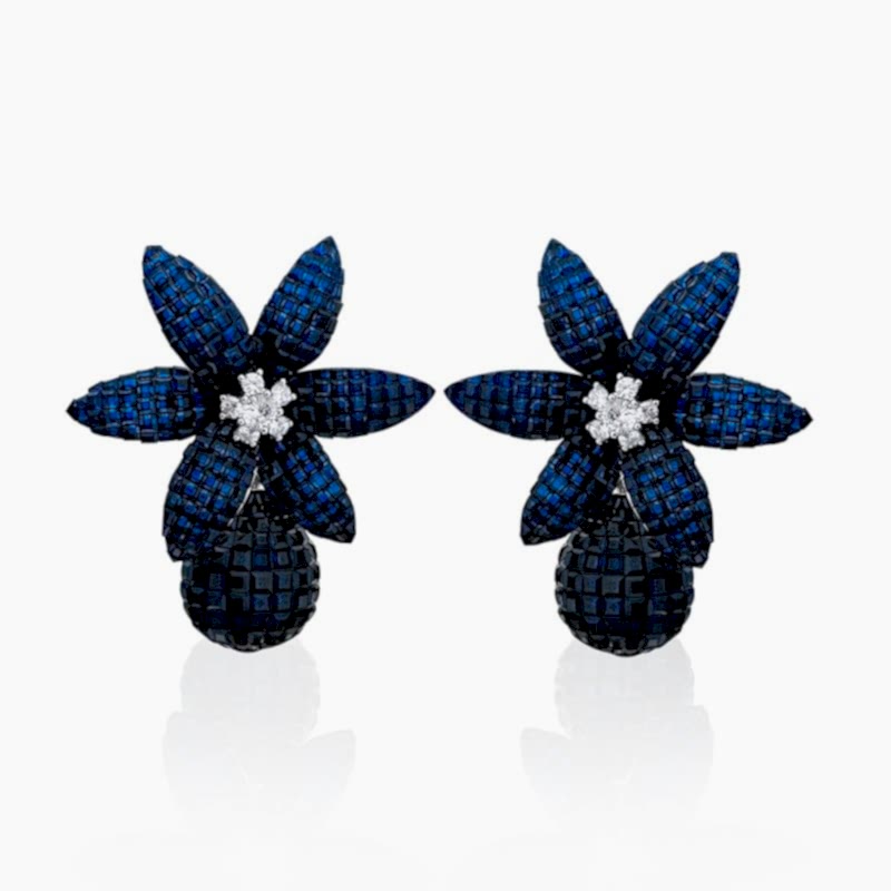 Perfect Blue Koleksiyon Küpe - by Eda Çetin