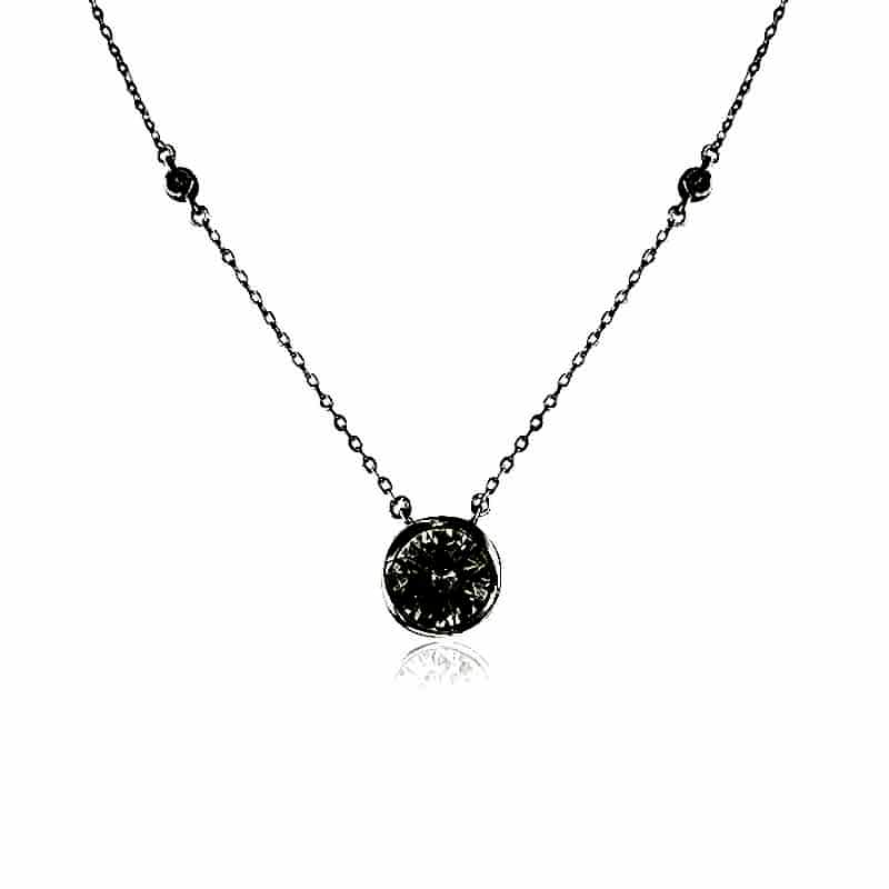 Şampanya Tektaş Kolye - by Eda Çetin