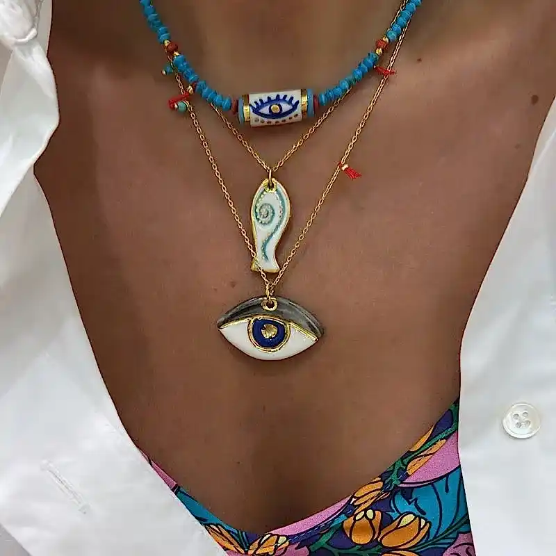 Seramik Balık Kolye - 2