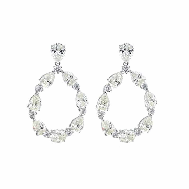 Severn Mozanit Taş Küpe - by Eda Çetin