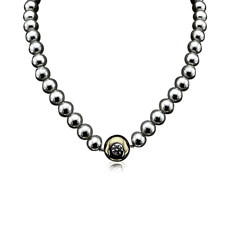 Tektaş Detaylı İnci Kolye - 1