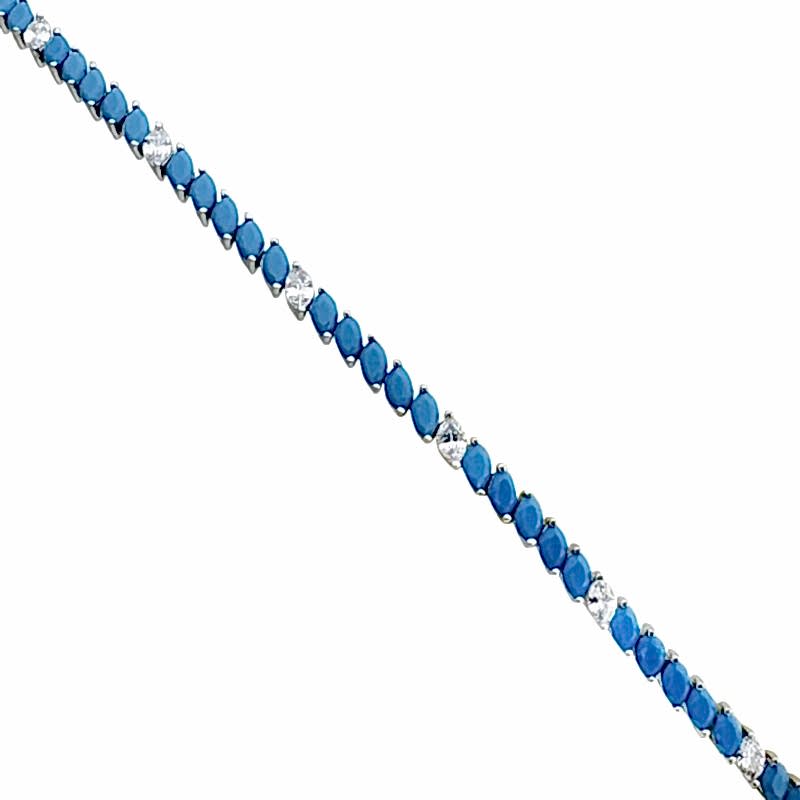 Turkuaz Markiz Su Yolu Bileklik - by Eda Çetin